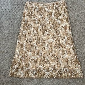 Cute pull on gold skirt